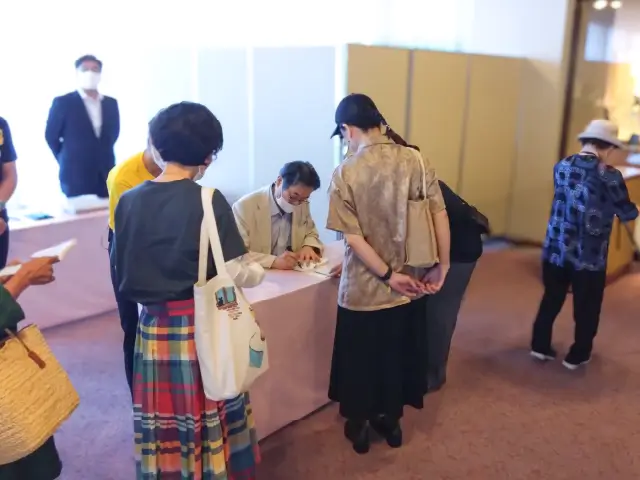 9月9日(土)朝田 隆氏 サイン会時の様子